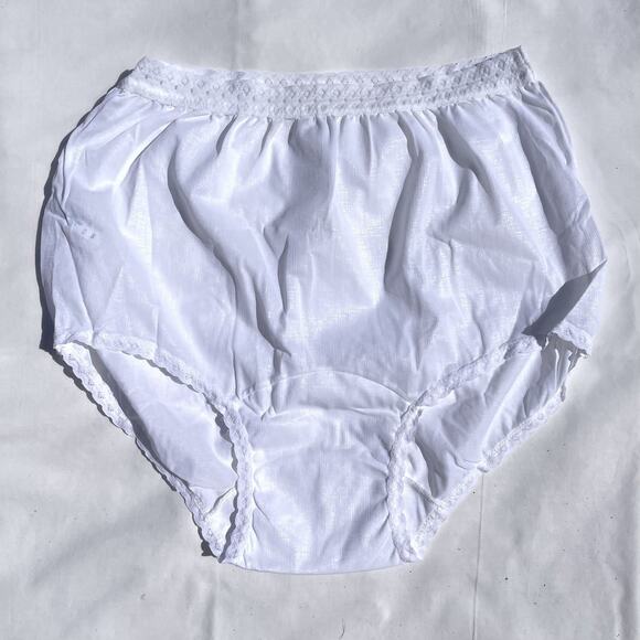 Vintage Lot Of 3 Silky Granny Panties Mushroom Gusset 5 USA New 158 - Picture 6 of 9